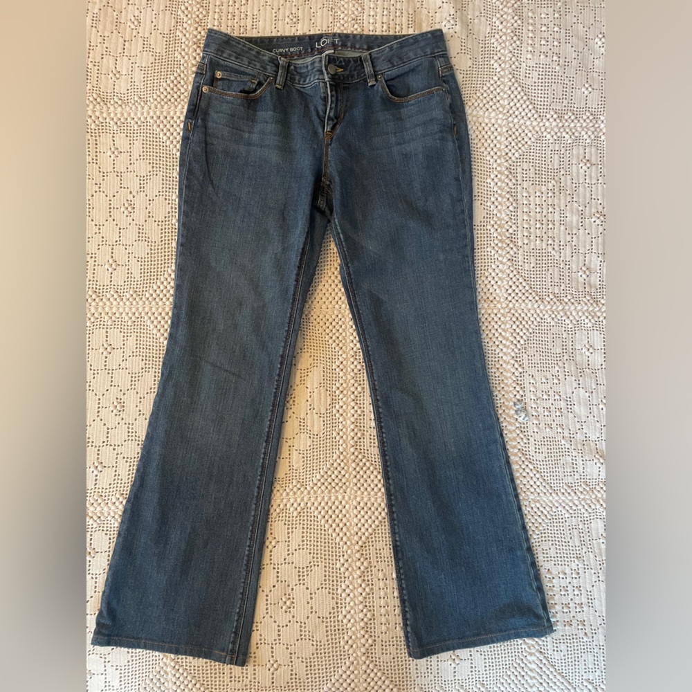 Ann Taylor curvy bootcut jeans